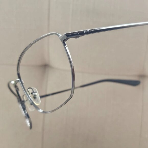 Ray-Ban Men Eyeglasses Frame Gunmetal Wrap Eye Wear RB3653 Glasses Made in Italy